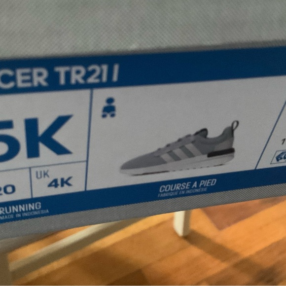 New with tag: Toddler boys' gray with white stripes. - Picture 4 of 4